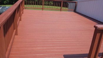 Deck staining in Louisville, KY by O'Rourke's Painting & Protective Coatings.